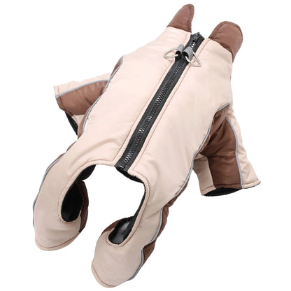 Reflective Camouflage Dog Jumpsuit with D-Ring for Small & Medium Dogs