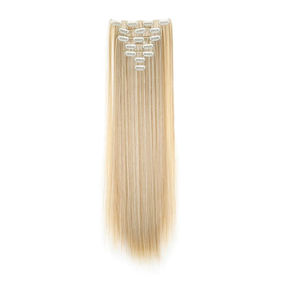 WIGSIN 24 Inch 7 Piece Straight Clip In Hair Extensions