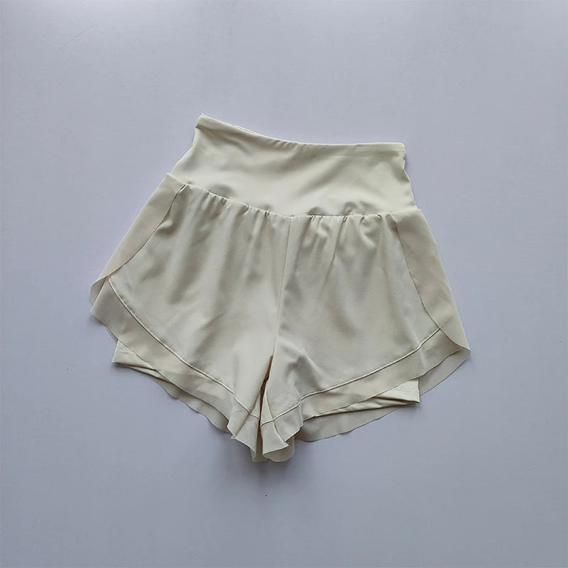 Women's High Waist 2 in 1 Quick Dry Running Shorts