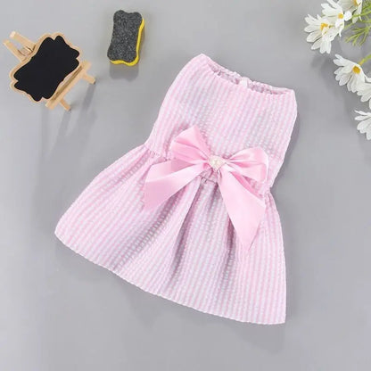 Cute Flower Princess Dress for Small Dogs & Cats Summer Pet Clothing