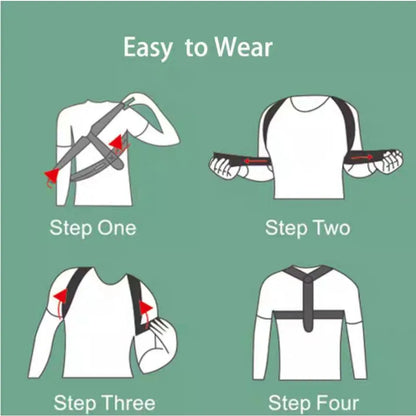 Adjustable Upper Back Posture Corrector Brace