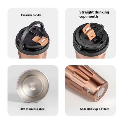 Tyeso 400ml or 500ml Stainless Steel Insulated Travel Mug