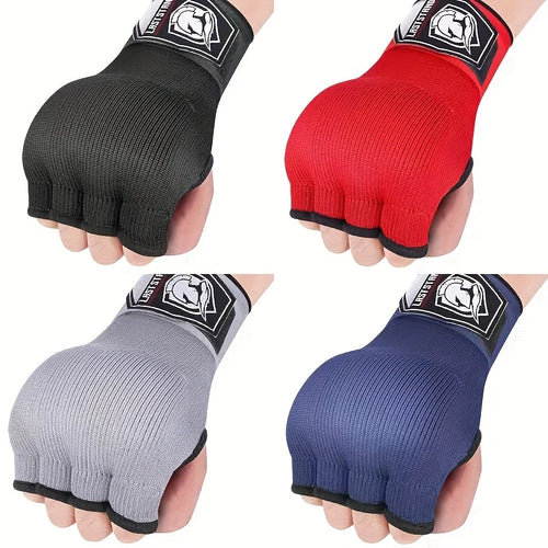 MMA Half Finger Gel Boxing Gloves with Wrist Support