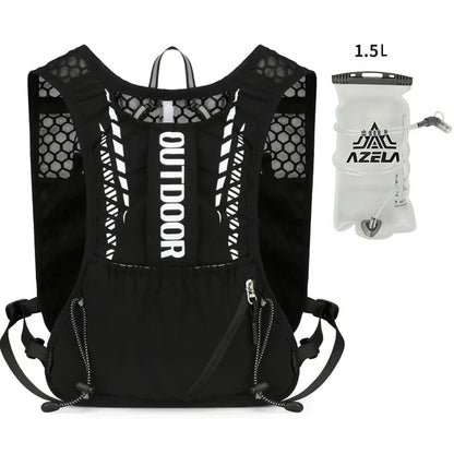 Reflective Running and Cycling Hydration Vest Backpack