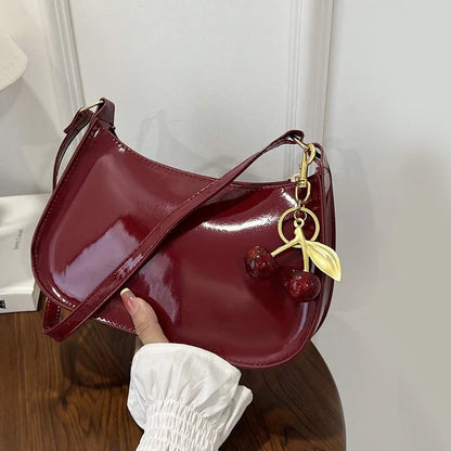Women’s Retro PU Leather Shoulder Hobo Bag