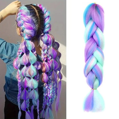 24 Inch Pre Stretched Yaki Braiding Hair Extension
