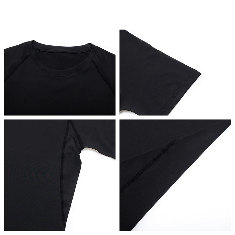 Men's Quick Dry Compression Running T Shirt