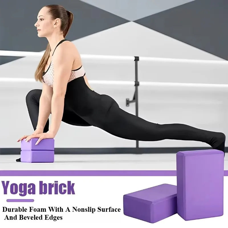 Foam Yoga Block for Pilates Stretching and Fitness