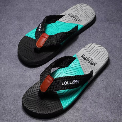 Men’s Breathable Summer Beach Flip Flops Casual Outdoor Slippers