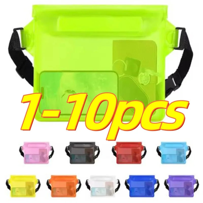 Waterproof Dry Bag Waist Pack with Phone Pouch