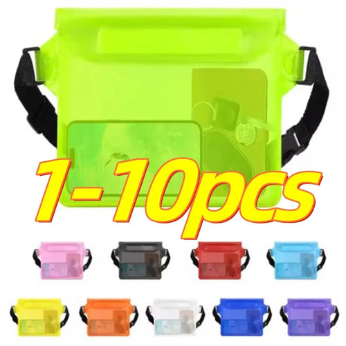 Waterproof Dry Bag Waist Pack with Phone Pouch