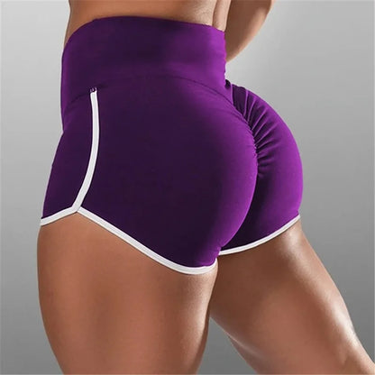 Women's Low Waist Stretchy Yoga Gym Shorts