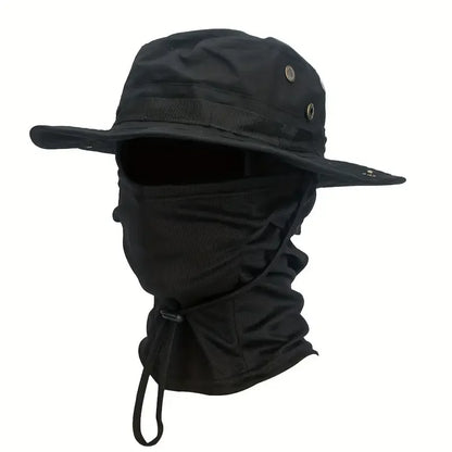 Camouflage Boonie Hat and Balaclava Outdoor Set