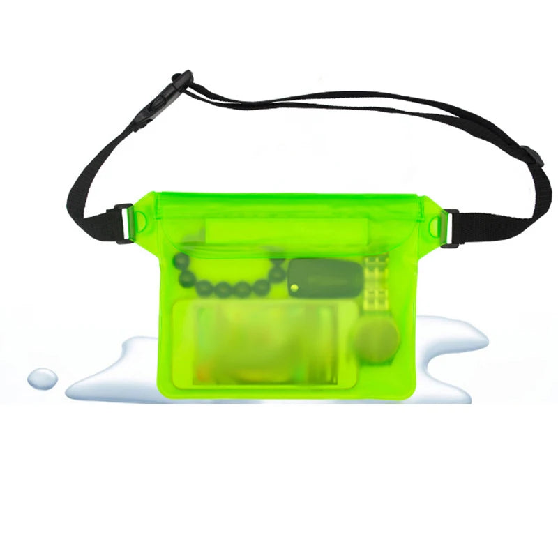 Waterproof Dry Bag Waist Pack with Phone Pouch