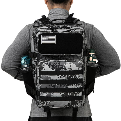 45L MOLLE Tactical Hiking Backpack with Bottle Holder