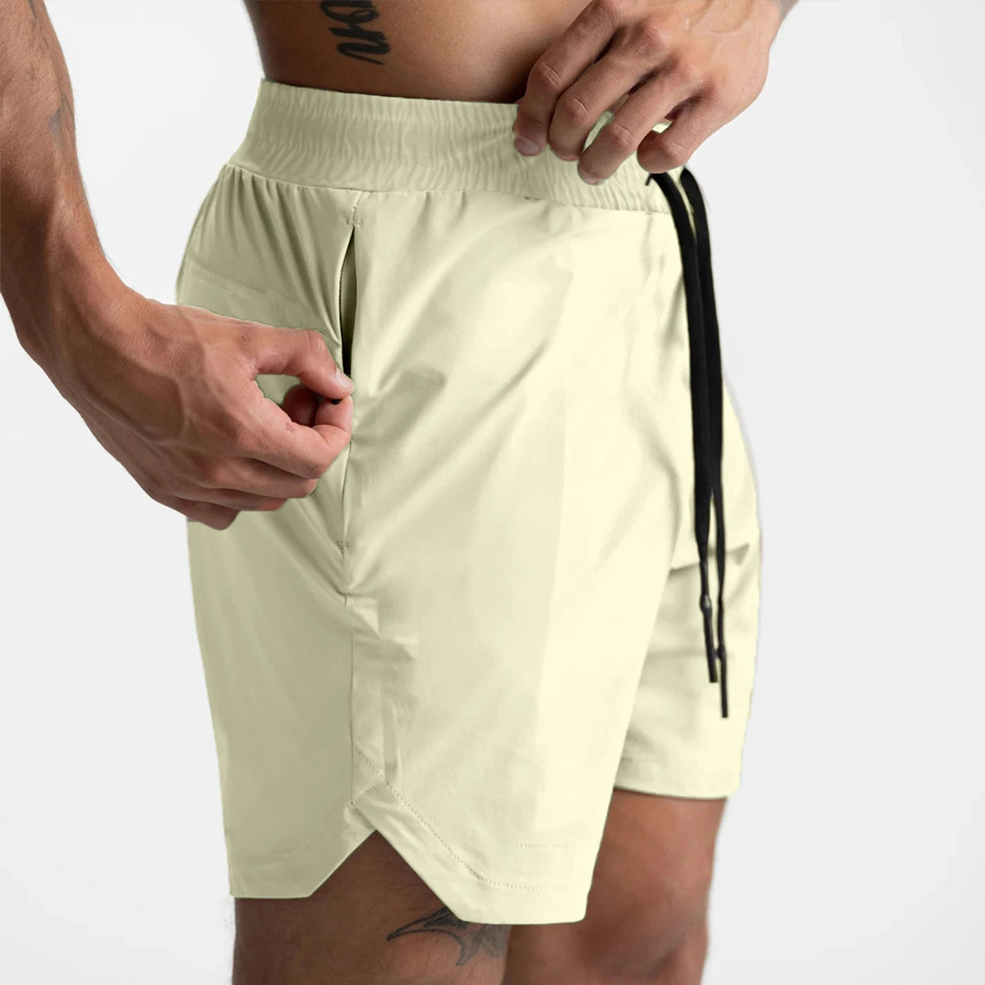 Men's Quick Dry Woven Running Fitness Shorts