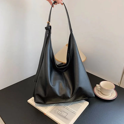 Women's Retro Large Tote Bag Shoulder Handbag