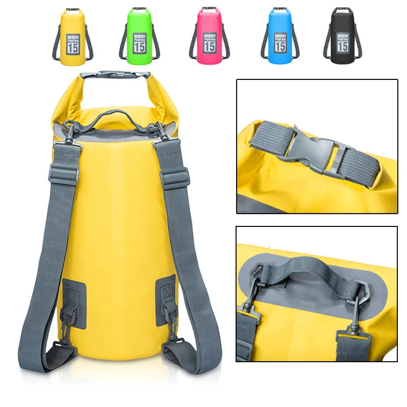 5L to 30L Waterproof PVC Dry Bag
