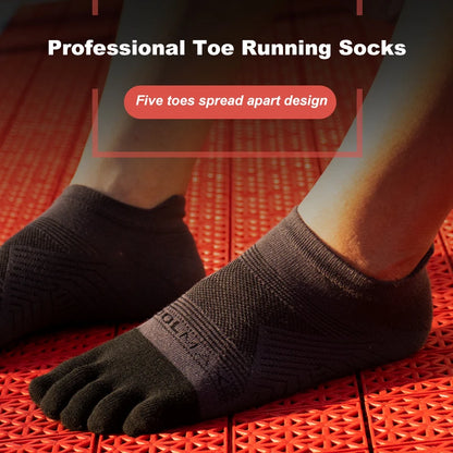 1 Pair Breathable Quick Dry Five Toe Running Socks