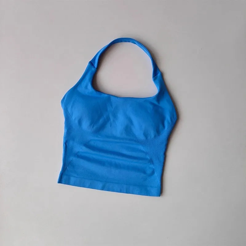 Women's Halter High Support Yoga Sports Bra
