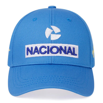Ayrton Senna Racing Embroidered Baseball Cap for Outdoor Wear