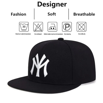 Unisex Letter Embroidered Adjustable Baseball Cap