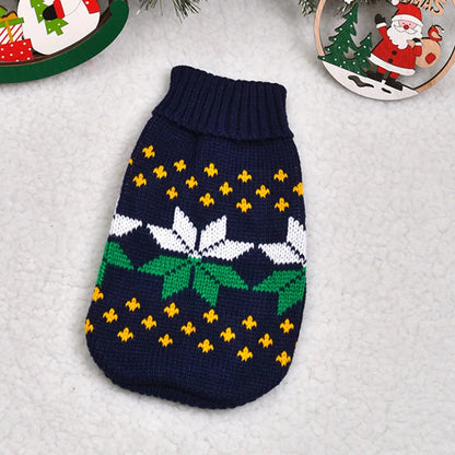 Cute Warm Pullover Sweater for Small Dogs & Cats Winter Pet Clothing