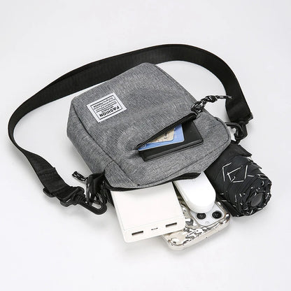 Men’s Oxford Cloth Crossbody Satchel Bag Small Casual Shoulder Bag