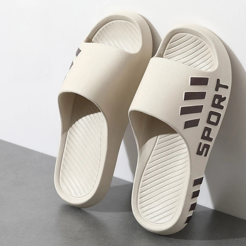Men's Thick Sole Non Slip Summer Slide Sandals