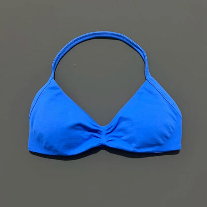 Women's High Support Strappy Halter Sports Bra