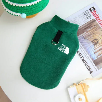 Warm Stretch Fleece Vest for Dogs Autumn Winter Pet Clothes