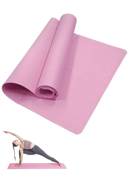 3 to 6mm Non Slip Yoga and Pilates Exercise Mat