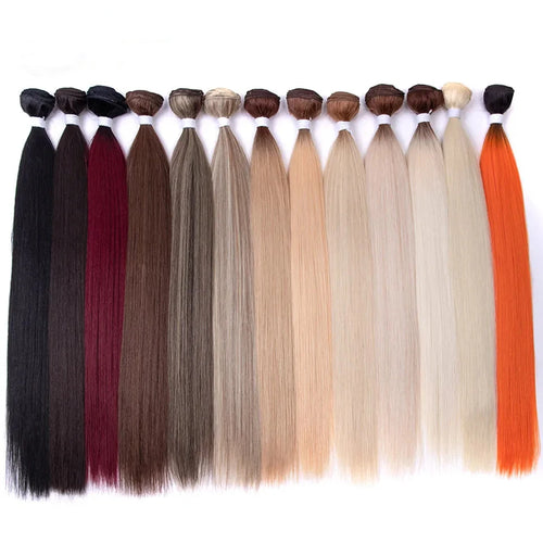 Super Long Yaki Straight Synthetic Hair Extensions