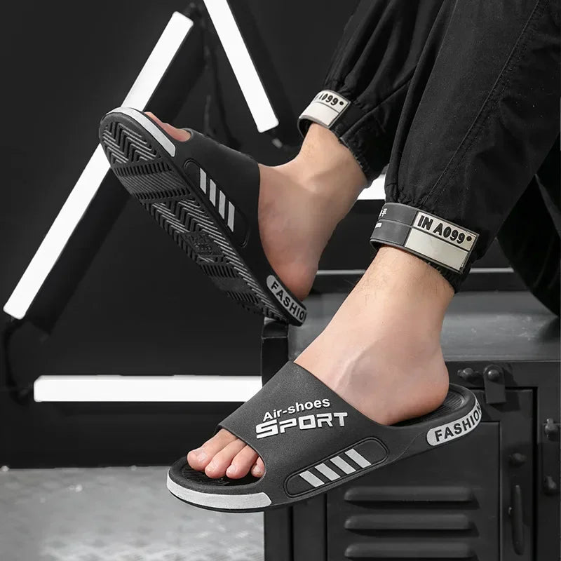 Men's Non Slip PVC Beach Slide Sandals