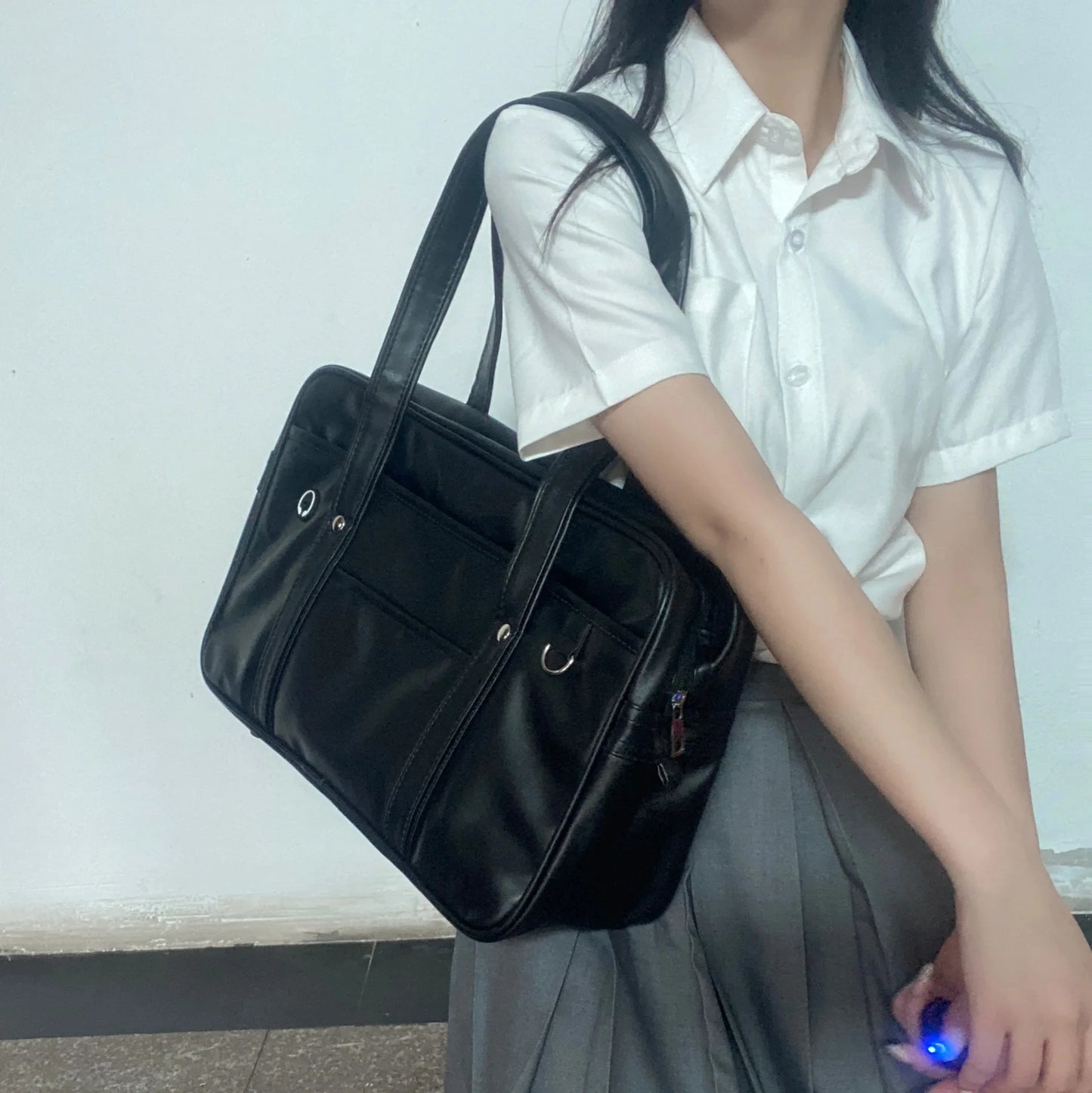 Large Capacity Waterproof PU Leather Handbag for Women