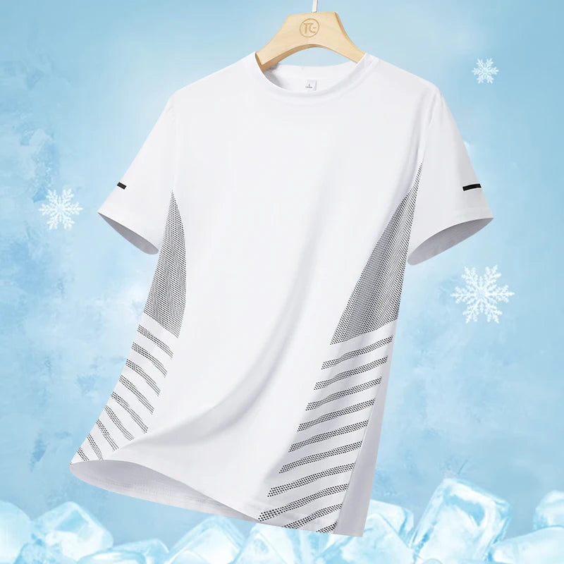 Men's Quick Dry Reflective Running T Shirt