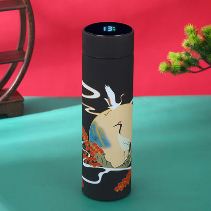 Style 304 Stainless Steel Thermos Bottle with Temperature Display