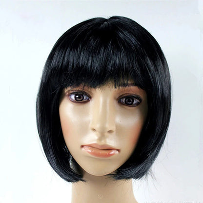 Short Bob Synthetic Cosplay Wig for Women