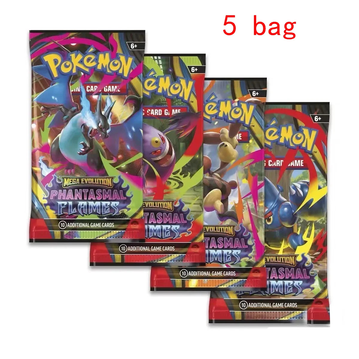 360 Piece Pokémon Mega Evolution Phantasmal Flames Trading Card Set
