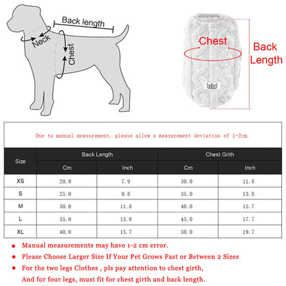 Soft Fleece Winter Sweater Vest for Small Dogs & Cats