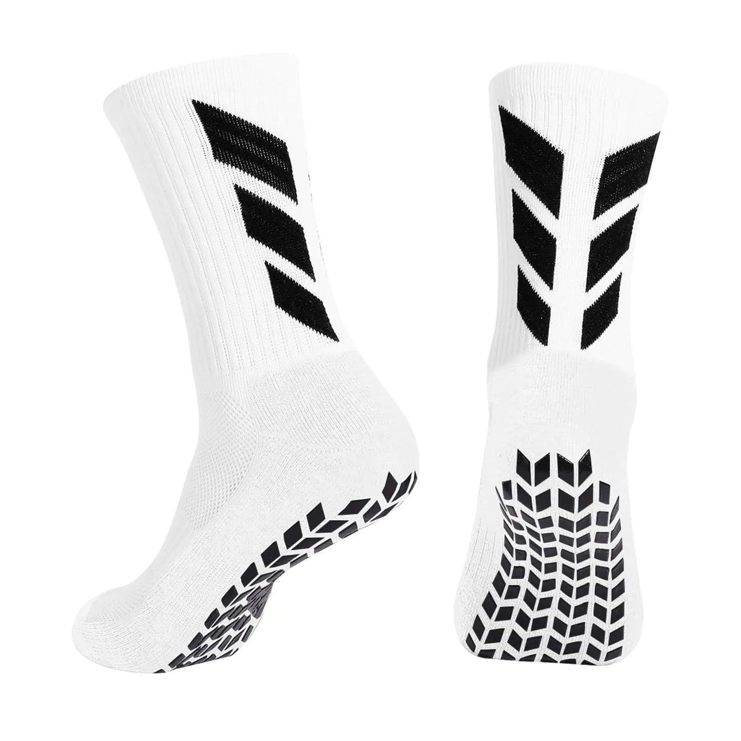 1 Pair Men's Non Slip Football Training Socks