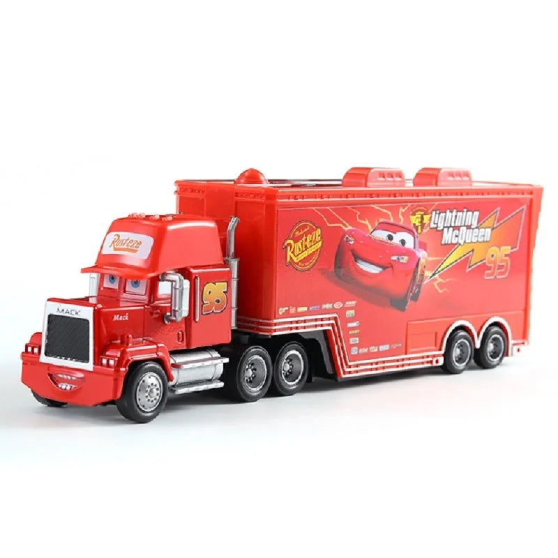 Pixar Cars Character Container Truck Toy Set