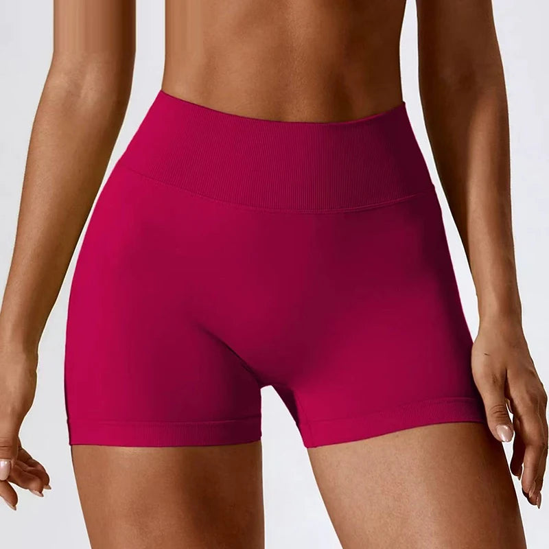 Women's High Waist V Shape Butt Lift Yoga Shorts