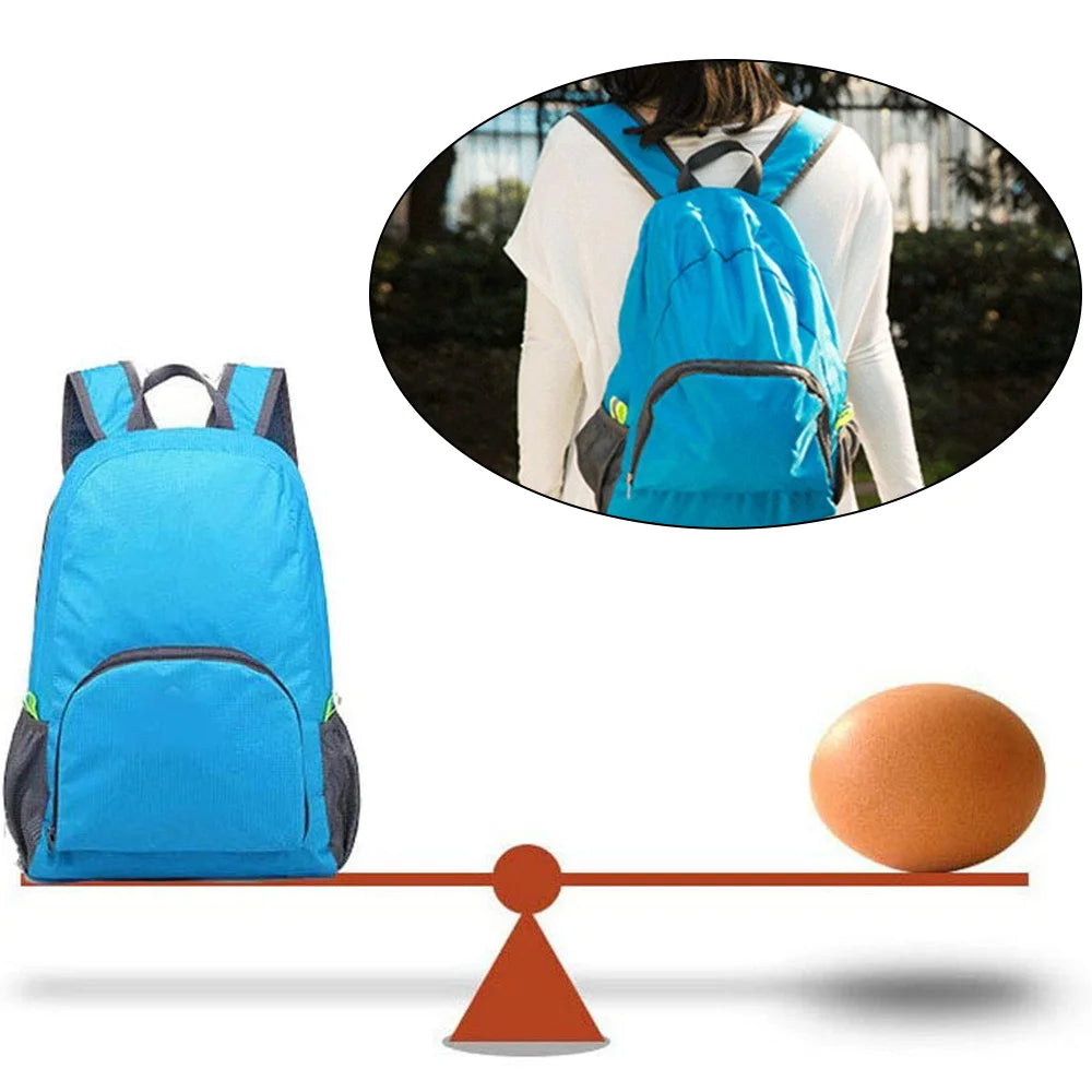 Unisex Lightweight Foldable Hiking Travel Backpack
