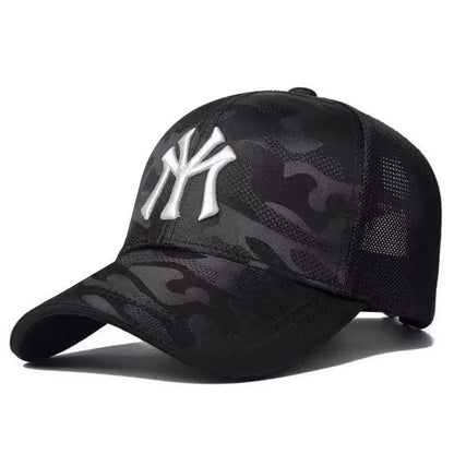Adjustable Camouflage Letter Embroidered Baseball Cap