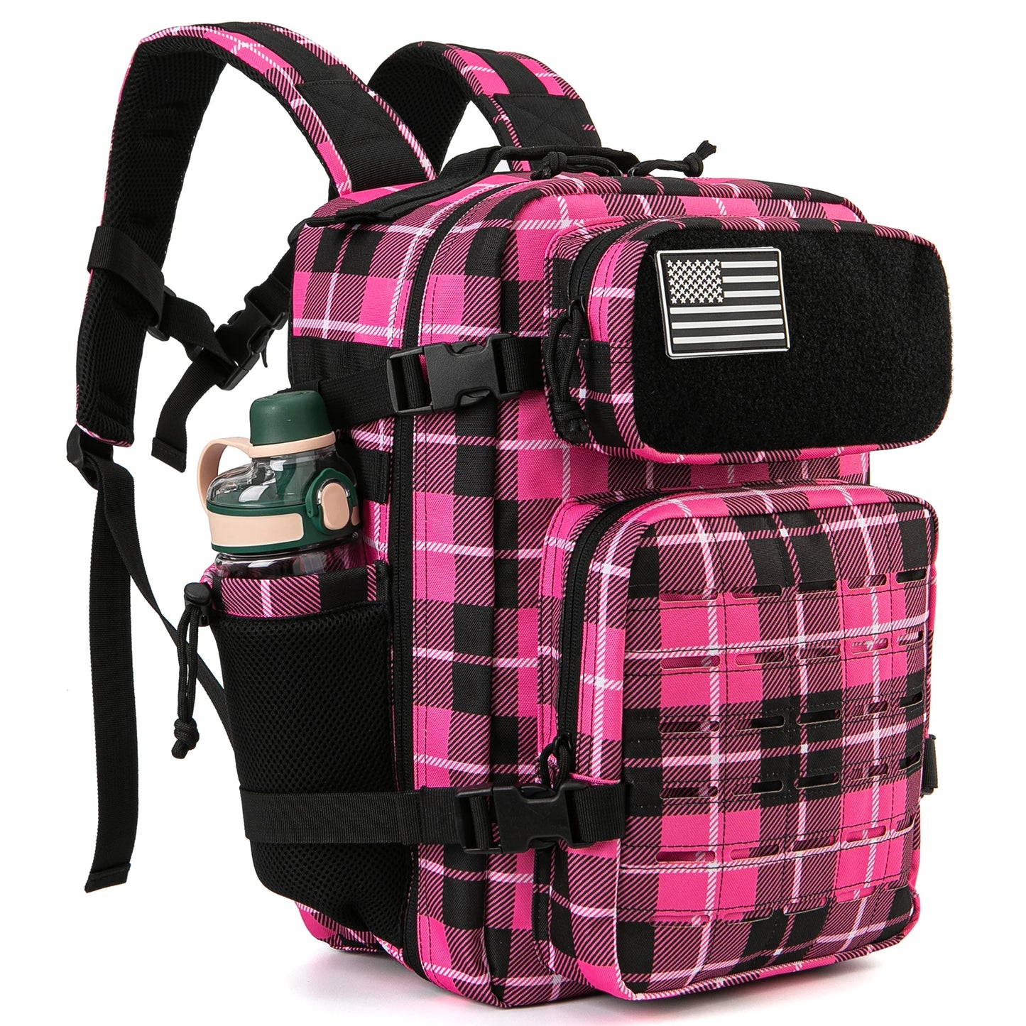 25L MOLLE Tactical Hiking Backpack with Dual Bottle Holders