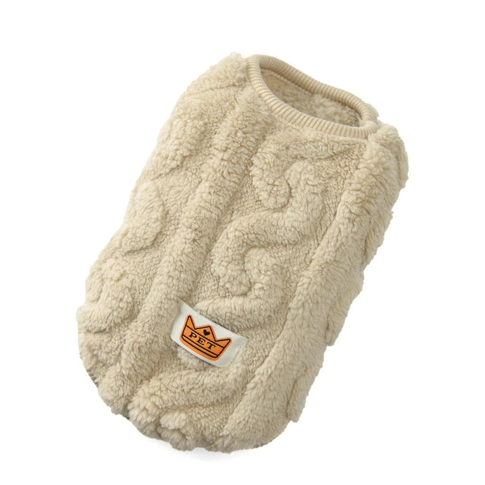 Soft Fleece Winter Sweater Vest for Small Dogs & Cats