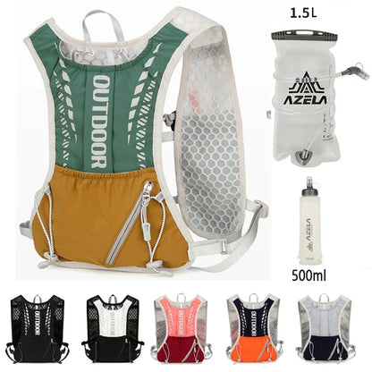 Reflective Running and Cycling Hydration Vest Backpack