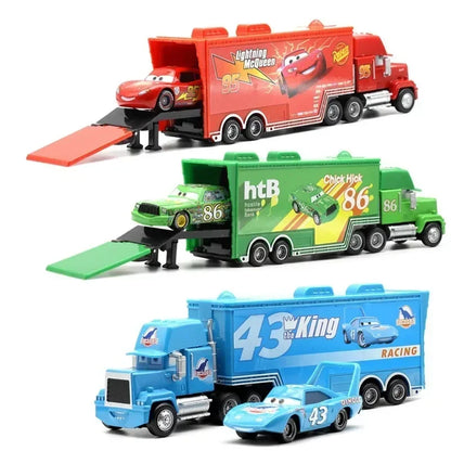 Pixar Cars Lightning McQueen and Truck Toy Set