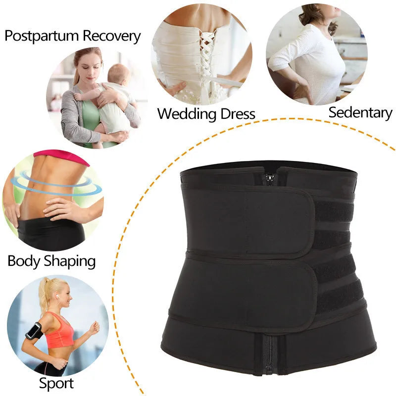 Waist Trainer Sweat Trimmer Workout Belt